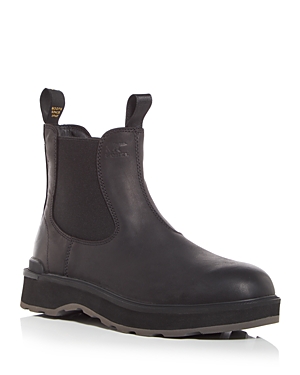Shop Sorel Men's Hiline Chelsea Boots In Black, Jet