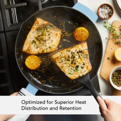 12" Cast Iron Open Skillet