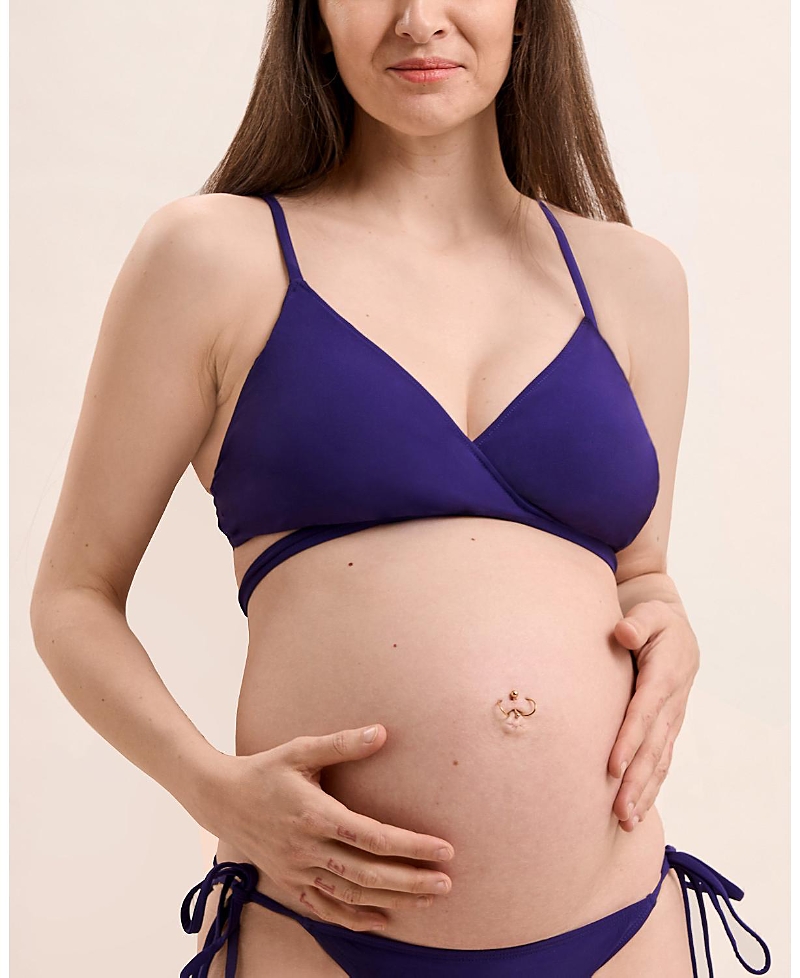 Moloco Jojo Nursing Bikini Top In Iris