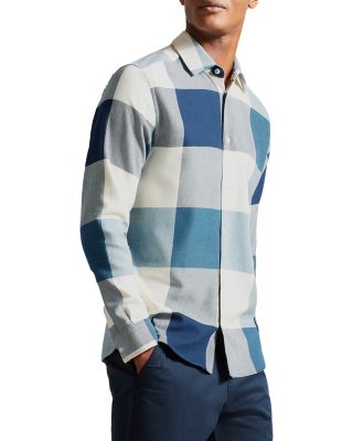 Ted Baker Neetly Large Scale Check Shirt | Bloomingdale's
