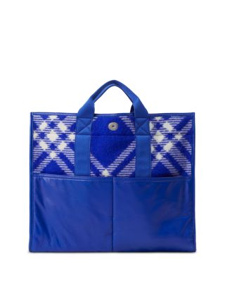 Burberry - Wool Blend Shopper Tote Bag