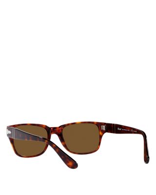 Polarized Rectangle Sunglasses, 55mm