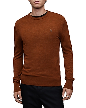 Allsaints Mode Merino Sweater In Rust Brown