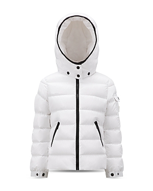 Shop Moncler Girls Bady Jacket - Big Kid In White