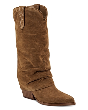 Marc Fisher Ltd. Women's Calysta Western Boots In Medium Natural