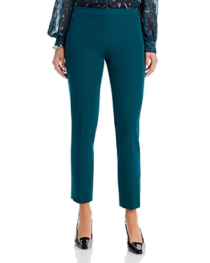 Kobi Halperin Alexi Cropped Straight-leg Twill Pants In Sea Moss