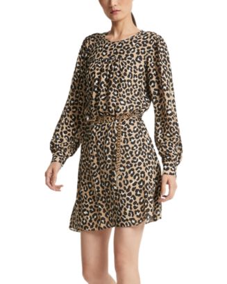 Michael Kors Michael Kors Cheetah Mini Dress | Bloomingdale's