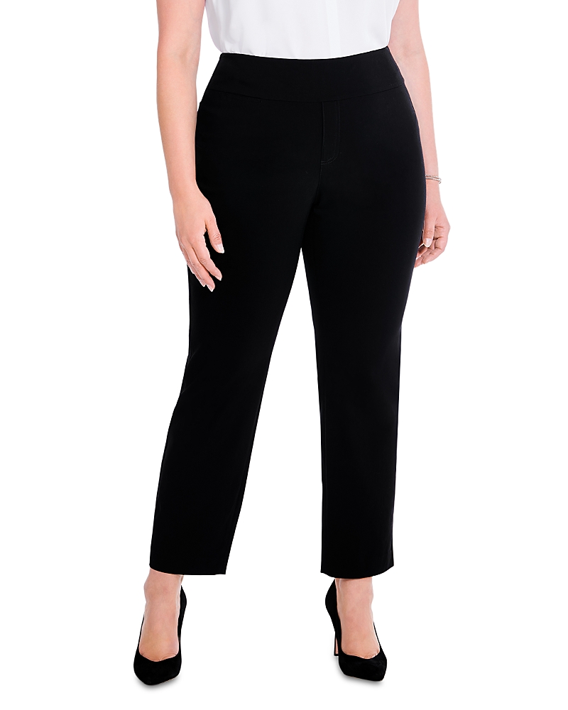 Nic+zoe Plus Wonderstretch Pants In Black Onyx