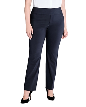Nic+zoe Plus The Founder Wonderstretch Pants In Charcoal