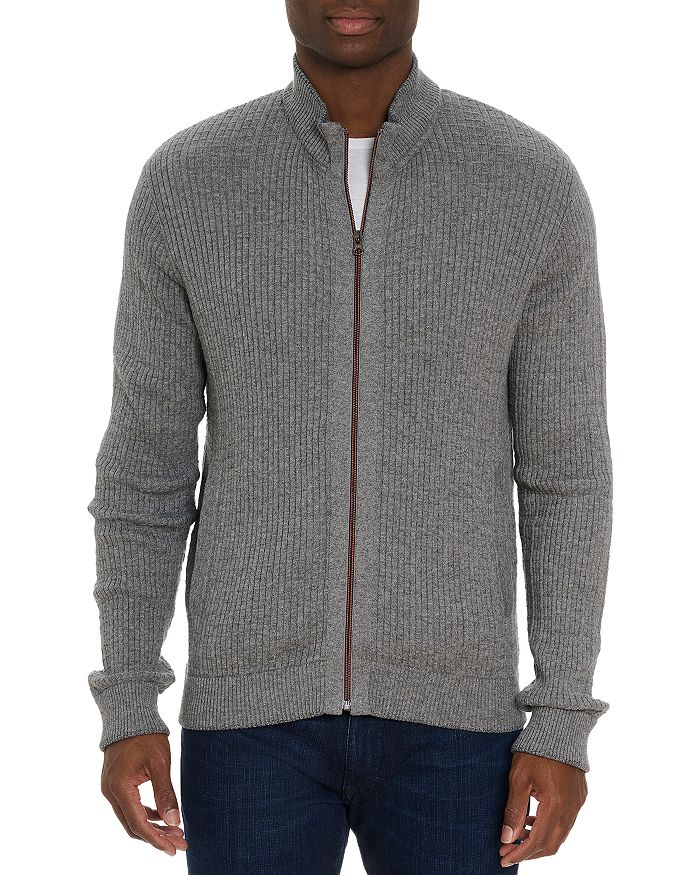 Robert Graham Taranto Zip Front Sweater | Bloomingdale's