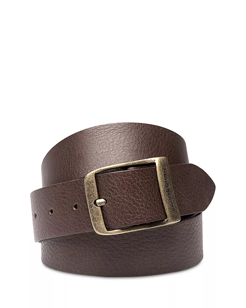 Rodd & Gunn Men's Coronet Crescent Leather Belt