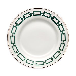 Ginori 1735 Catene Dinner Plate In Emerald