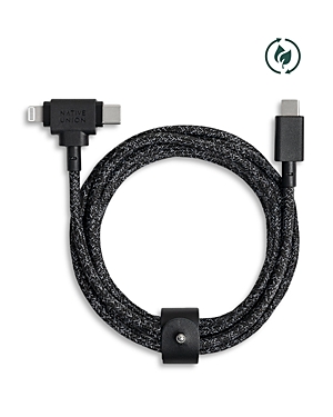 Native Union Belt Cable Duo Usb-c To Usb-c Lightning In Cosmos