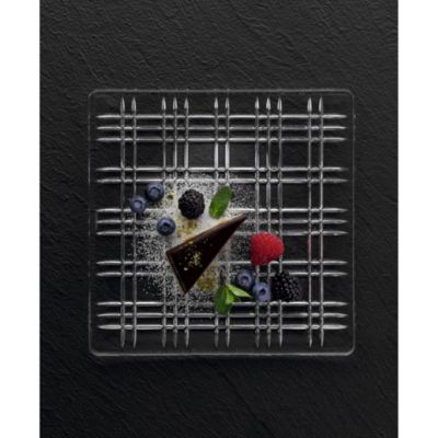 Square 8" Plates, Set of 2