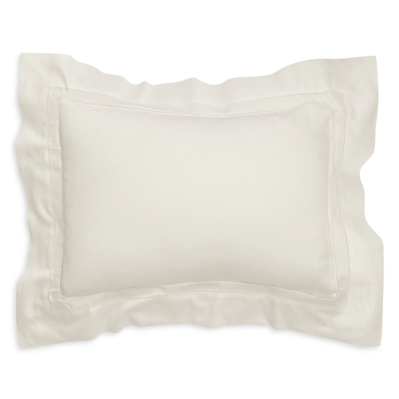 Frette Doppio Ajour Boudoir Sham in Milk