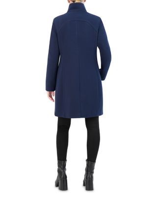Twill Stand Collar Coat