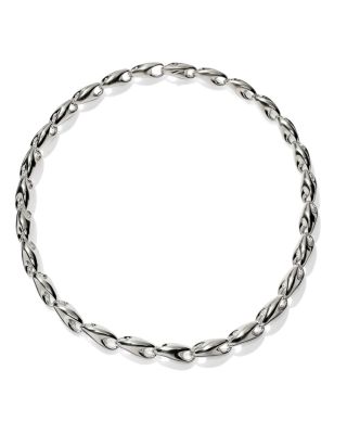 Reflect Sterling Silver Medium Link Necklace, 19.29"