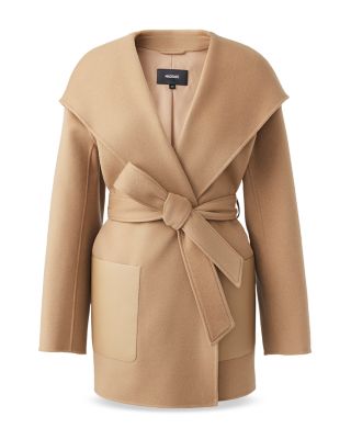 コート HUECLOSET Wool Mustang Coat SE558 Mackage Azra Wool Wrap Coat | Bloomingdale's