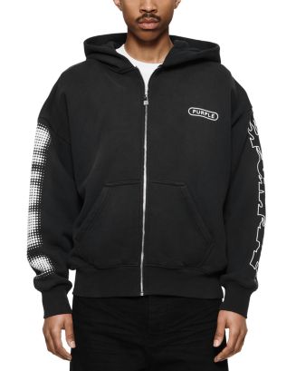 Purple Brand HWT Oversized Fleece Zip Hoodie | Bloomingdale's