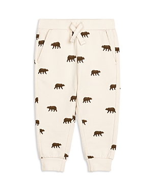 MILES THE LABEL BOYS' GRIZZLY PRINT FRENCH TERRY JOGGER PANTS - BABY