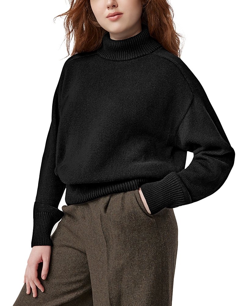 Canada Goose Copal Cashmere Turtleneck Sweater In Black
