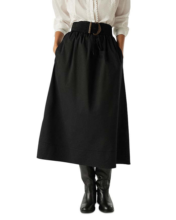 Skirt Lara - ba&sh in 2023  Skirt and sneakers, Long skirt, Pump
