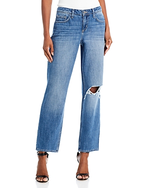 L AGENCE L'AGENCE NEVIA MID RISE SLOUCH STRAIGHT JEANS IN HILMAR