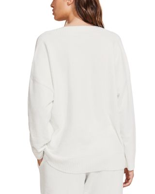 Boucle V Neck Sweatshirt