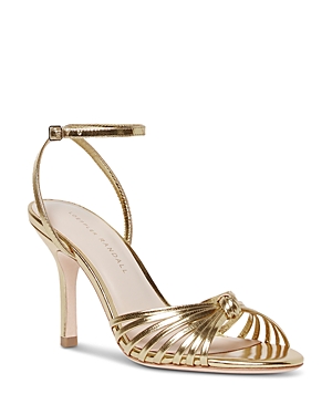 Shop Loeffler Randall Women's Ada Ankle Strap Embellished High Heel Sandals In Gold