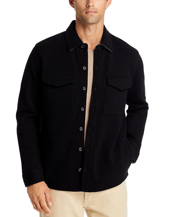 Vince Button Shirt Jacket | Bloomingdale's