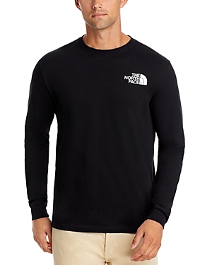 Shop The North Face Box Logo Long Sleeve Tee In Tnf Black
