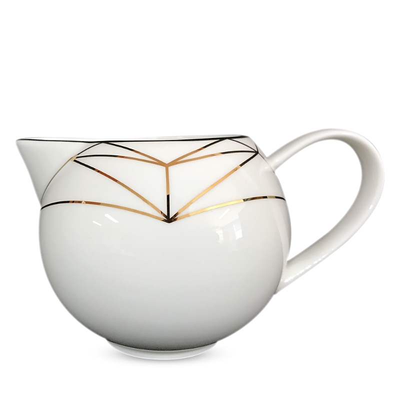 Prouna Gem Cut Gold Creamer In Gold
