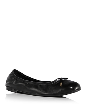 Stuart Weitzman Women's Bardot Bow Ballet Flats In Black