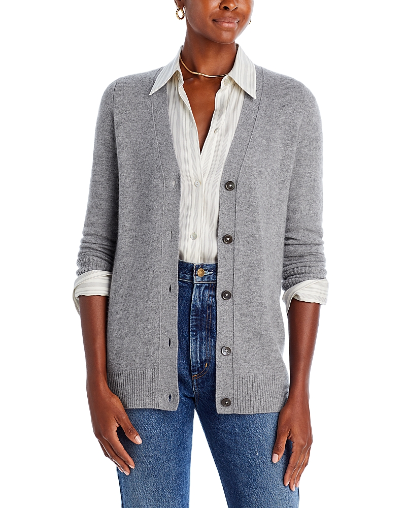 C by Bloomingdale's Cashmere Grandfather Cardigan - 100% Exclusive