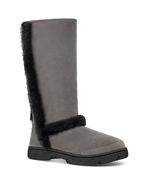 Shop Ugg Women's Sunburst Spill Seam Cold Weather Boots In Gray
