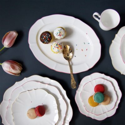 Amelie Brushed Gold Dinnerware Collection