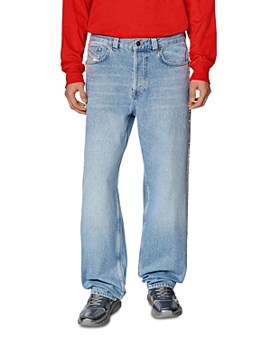 Shop Diesel 2010-s Loose Fit Straight Jeans In Denim
