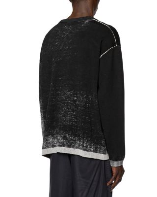 Larence Splatter Effect Cardigan Sweater
