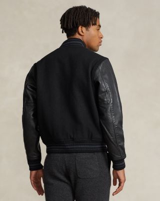 Mixed Media Letterman Jacket