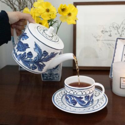 H. Blue Bird Cup and Saucer