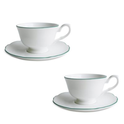 Amelie Espresso Cup & Saucer, Set of 2