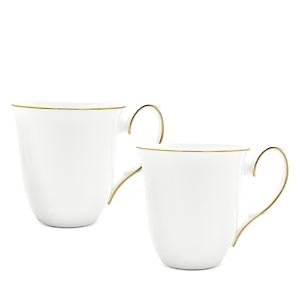 Twig New York Amelie Brushed Gold Mug, Set of 2
