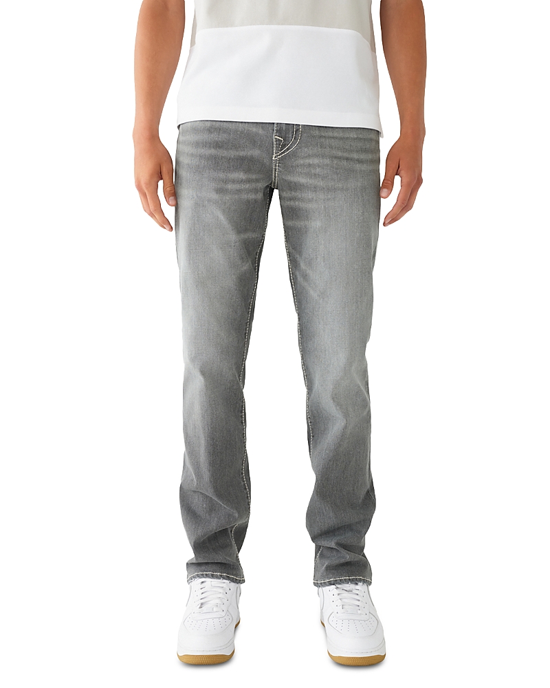 True Religion Men's Rocco Super T Flap Skinny Jean " In Chalk Gre