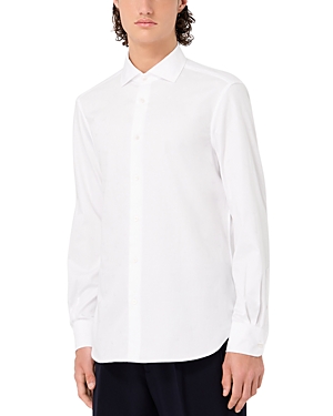 Armani Collezioni Button Down Shirt In White