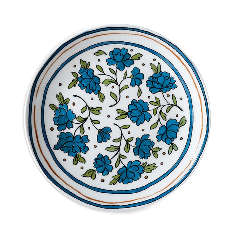 Prouna H. Bachelor Button 8 Salad Dessert Plate In Multi