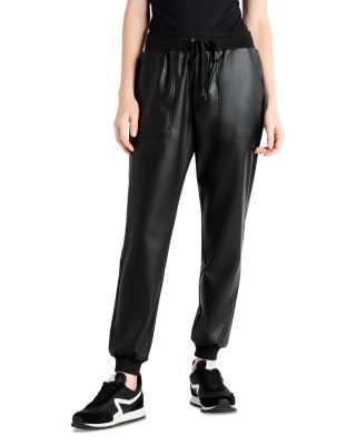 Splendid - Faux Leather Jogger Pants