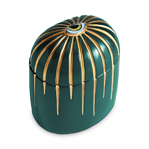 Shop L'objet Lito Candle In Green/gold