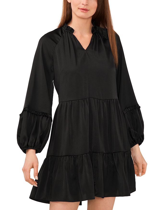 CeCe Long Sleeve Babydoll Dress Bloomingdale's