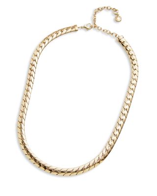 BAUBLEBAR - Scottie Curb Link Collar Necklace, 16-19"
