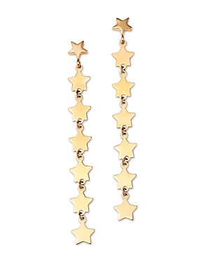 Moon & Meadow 14K Yellow Gold Star Drop Earrings